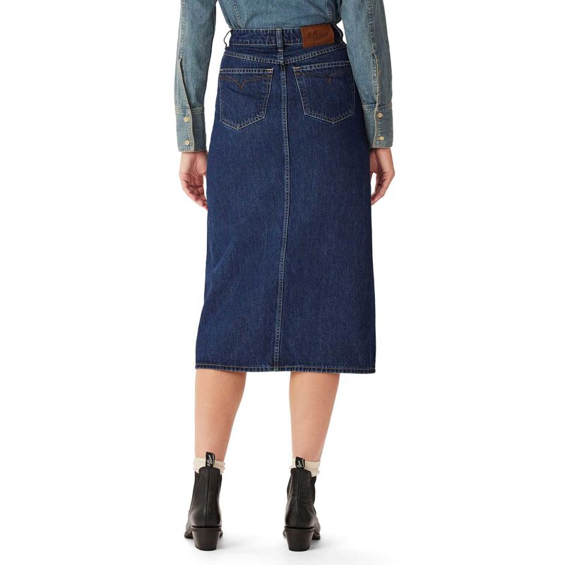 R.M. Williams Temma Denim Maxi Skirt image number 1